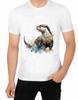 Seeotter Wassertier Wildnis Kunst T-Shirt