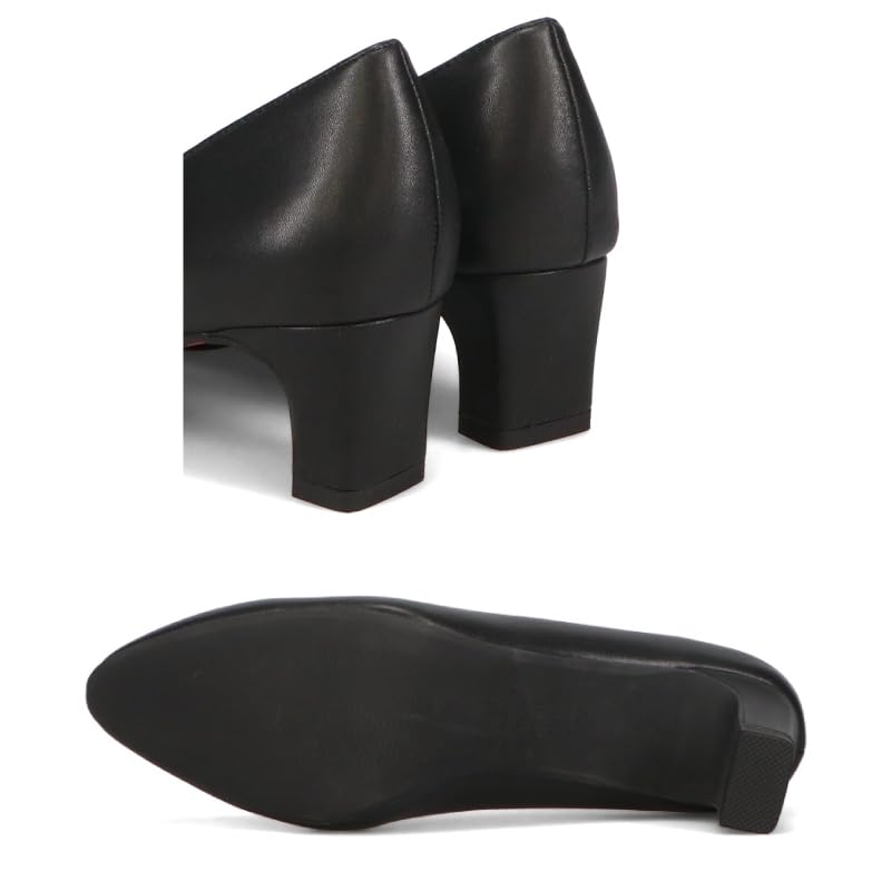 Gepolsterte Pumps mit rundem Zehenbereich und mittlerem Absatz für leichtes Gehen. Ideal für die Jobsuche, geschäftliche Anlässe, formelle Anlässe und den täglichen Weg zur Arbeit. R-3005