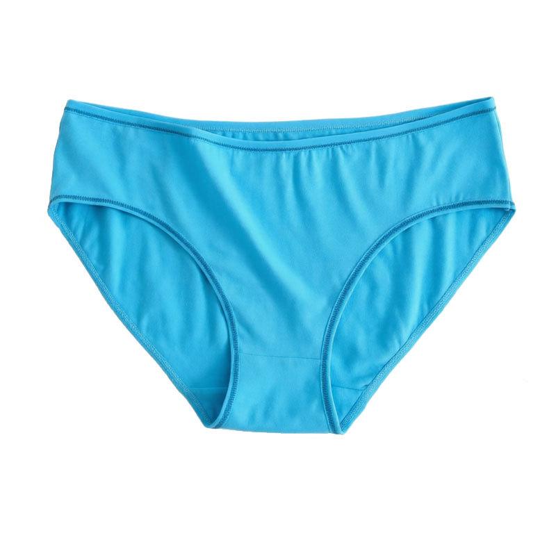 Female Spring and Summer Pure Cotton English Letter Print Low Waist Briefs