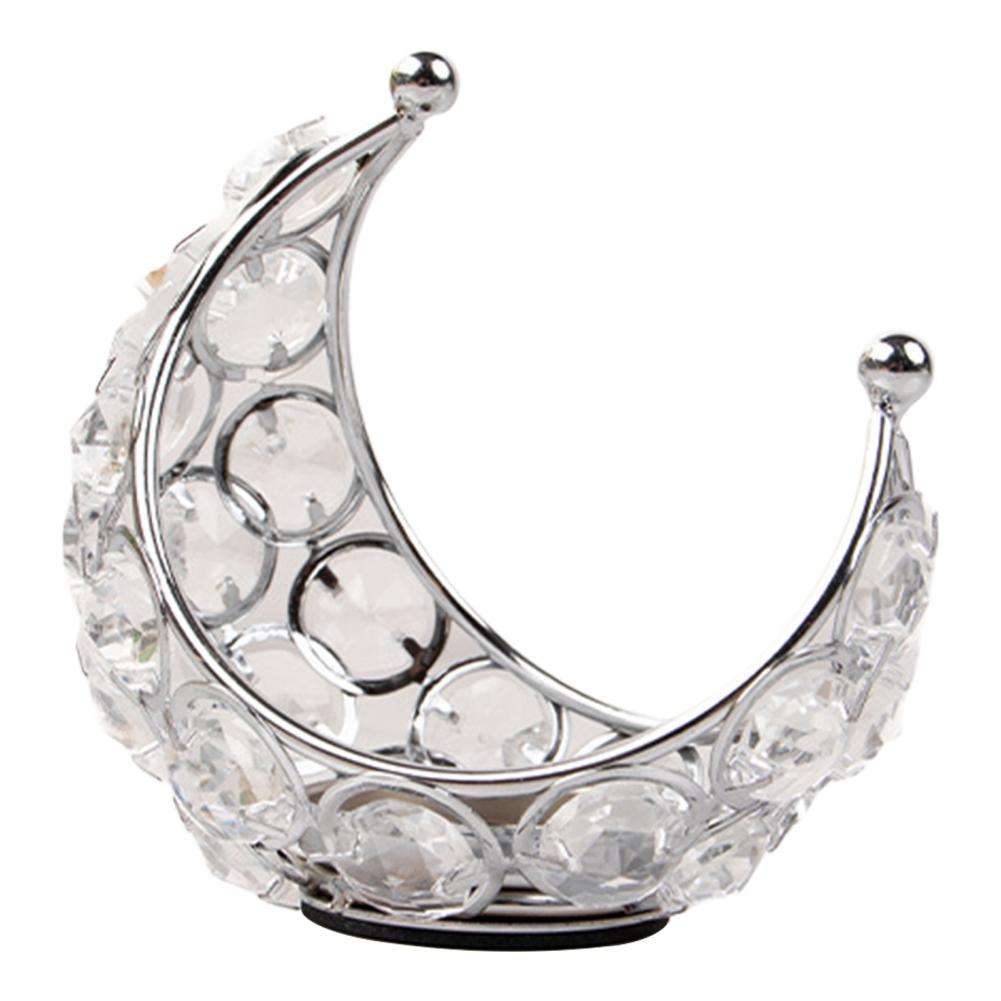 Ambience Candle Holder Candle Holder Metal Moon Tealight Candle Holders for Table Centerpieces Wedding Party Decor Home Accents