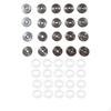 20 Pieces Anti Loose Drum Nut Metal Washer Set Easy To Install Butterfly Knob for Practice