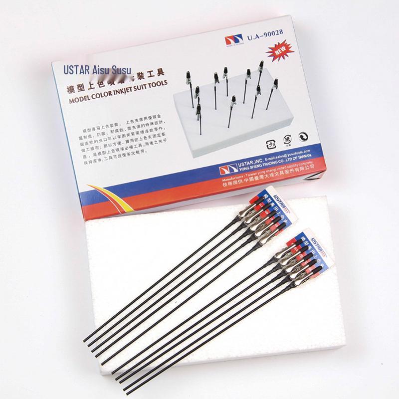 5D Model Painting Tools with Drying Clips & Stand