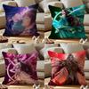 Soul Land Cushion Cover Anti-dustmite Pillowcase Invisible Zipper Silky Short Plush Sofa Cushion Cover