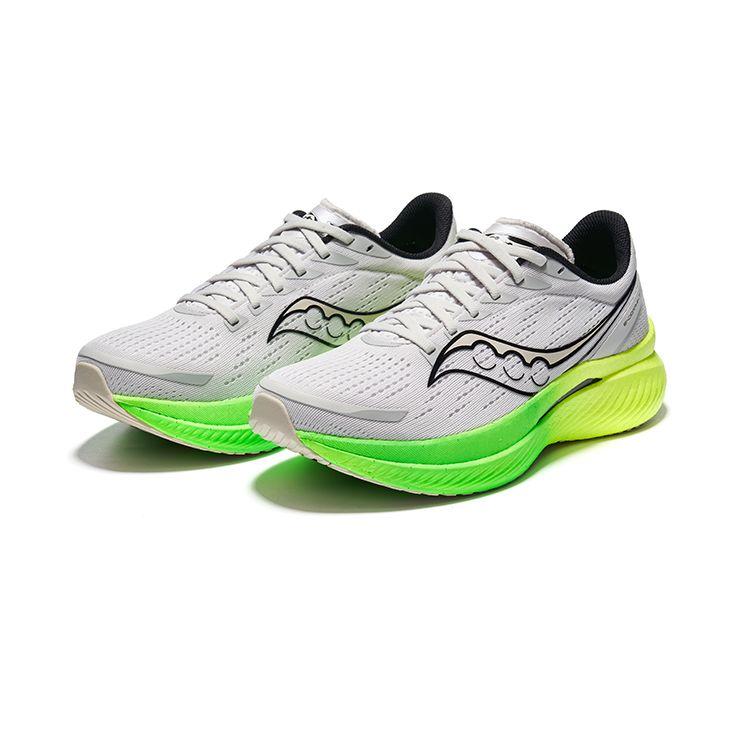 SAUCONY Endorphin Speed 3 Carbon Plate Elite Versatile Racing Cushioning Low-Top Marathon Running Shoes Men Sneaker White Gray S20756-75