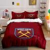 Set Biancheria da Letto West Ham United Set Copripiumino Copripiumino Federe (1 * Copripiumino 2 * Federe, senza piumino)