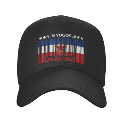 כובע בייסבול ניו בורן ביוגוסלביה נשים יוניסקס מתכוונן כובע אבא בגדי רחוב כובעי שמש כובעי סנאפבק