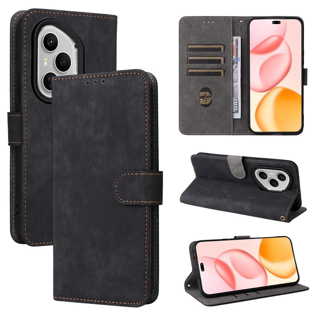 Flipové pouzdro pro Honor 400 Pro PU kůže Ochrana celého těla S [Blokováním RFID] Nárazuvzdorné Odolné Retro pouzdro na telefon