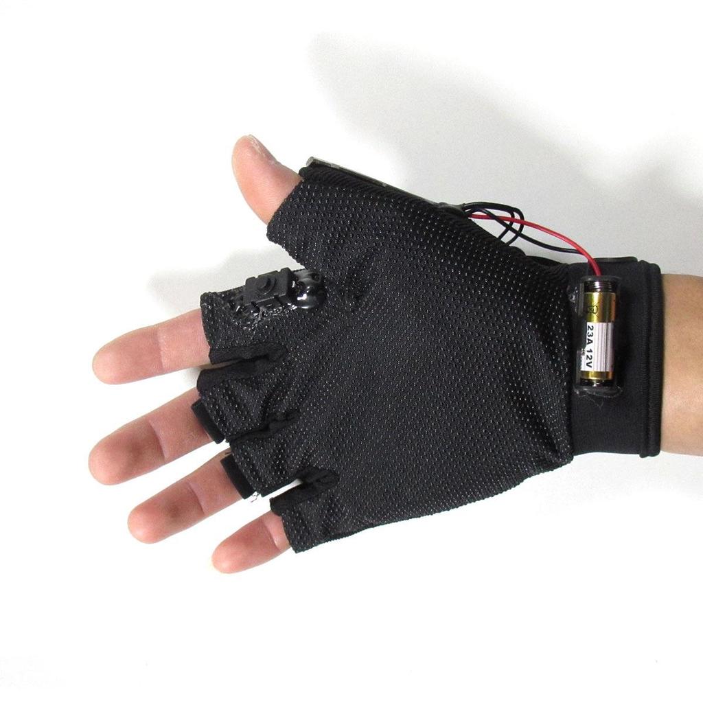 LED laserové rukavice a brýle pro pódiová vystoupení