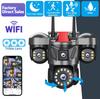Triple-Lens 6MP Outdoor WiFi Surveillance Camera with Remote HD View