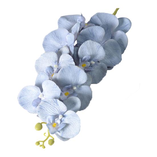 Sztuczne Kwiaty Phalaenopsis 102 cm Długi Pęd Realistyczny w Dotyku Sztuczna Gałąź Storczyka z 9 Głowami Pełne Kwitnienie do Wazonu Dekoracja Domu Wesela Imprezy