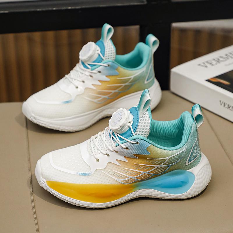 2-12 Years Old Boy Girl Kids Running Jogging Shoes Students 4 Seasons Sport Walking Travel Casual Sneakers Child Tennis Trainers