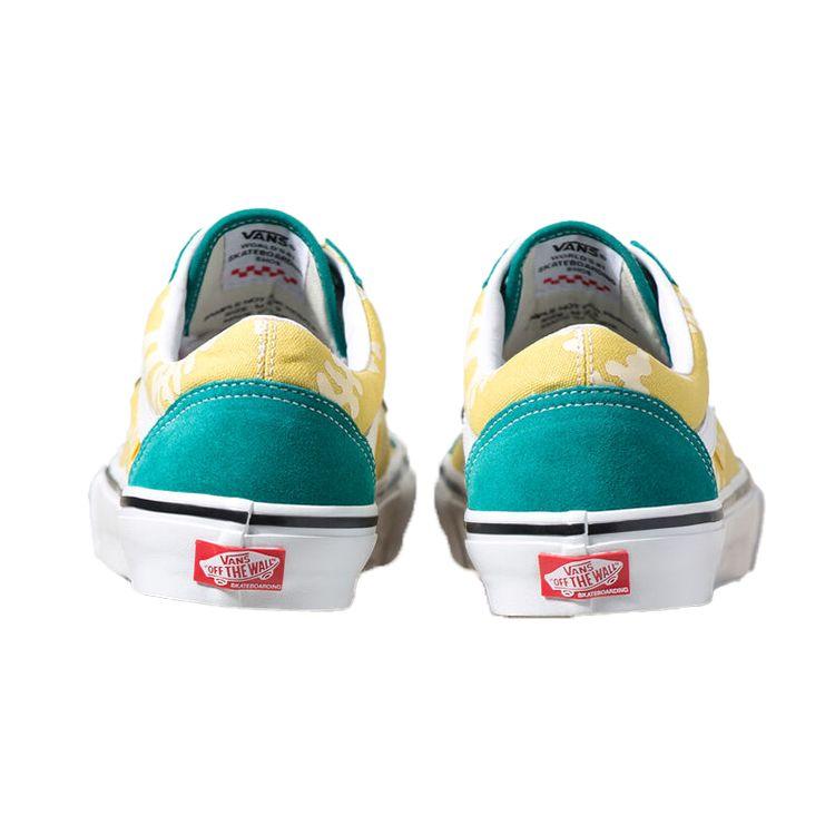 Vans Unisex Skate Old Skool Low-top Skate Sneakers Marine Gold VN0A5FCB3LA