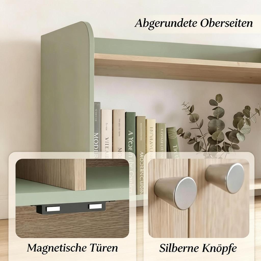 Modern Tall Cabinet with Display Area, Versatile Storage Cabinet, Slim Accent Cabinet, Living Room Cabinet (only with living room cabinet)
