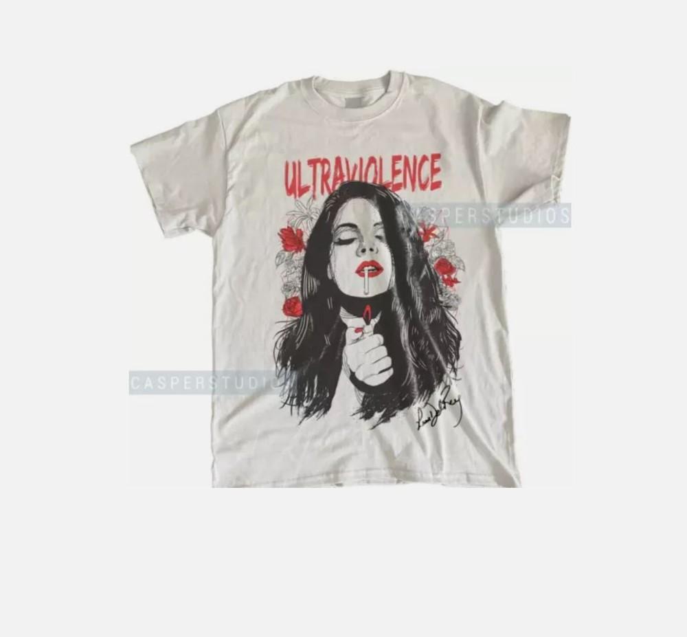 Футболка Lana Del Rey Ultraviolence, Винтажная футболка Lana Del Rey 90-х, Унисекс футболка S