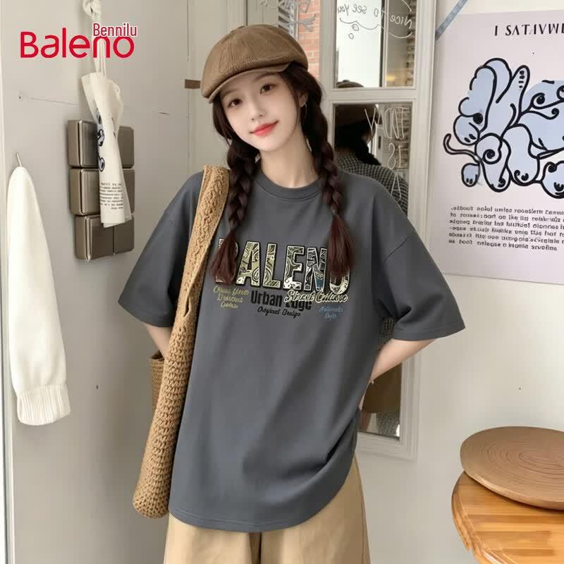 Baleno Men s Relaxed Fit Graphic Print Cotton T-Shirt XL темно-серого