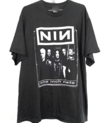 T-shirt Band Anni '90 Nine Inch Nails Regalo Vintage Per Uomo Donna Maglietta Nera Divertente