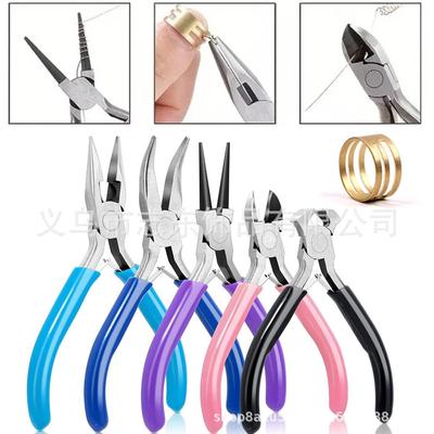 Mini alicates de punta hechos a mano para joyería DIY y bucles de alambre