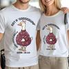 Funny Goose Pregnancy AnnounceUnisext Shirt Set Expecting Couple Apparel Crew Neck Outdoors High Quality Cotton Shortsleev Tees