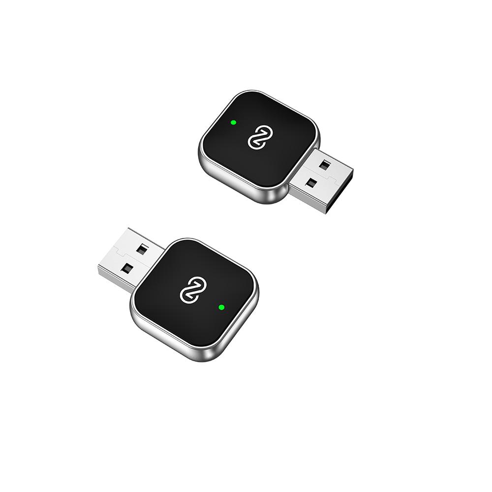 

2-в-1 Розумний Бездротовий Адаптер CarPlay Android Auto Plug & Play Carplay Connect Оновлюваний через OTA Підходить для 99% Автомобілів 3.3*1.9*0.48CM чорний