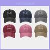 Cat Embroidered Baseball Hat With Adjustable Strap For Casual Outdoor Summer Wear
