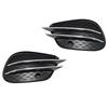 1 Coppia Copertura Trim Lama d'Aria Lampada Fendinebbia Paraurti Anteriore Per Mercedes Benz GLE GLS W166 X166 2015- Griglia Splitter Cromata