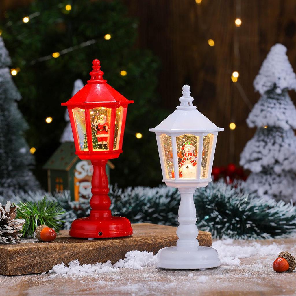 Christmas Luminous Music Lamp: Festive Table Decoration & Night Light