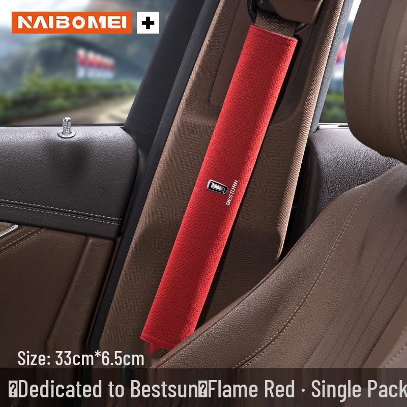Car Seat Belt Shoulder Protector for Besturn B70S/T99/T55/T77/T33/NAT - Prevents Neck Chafing