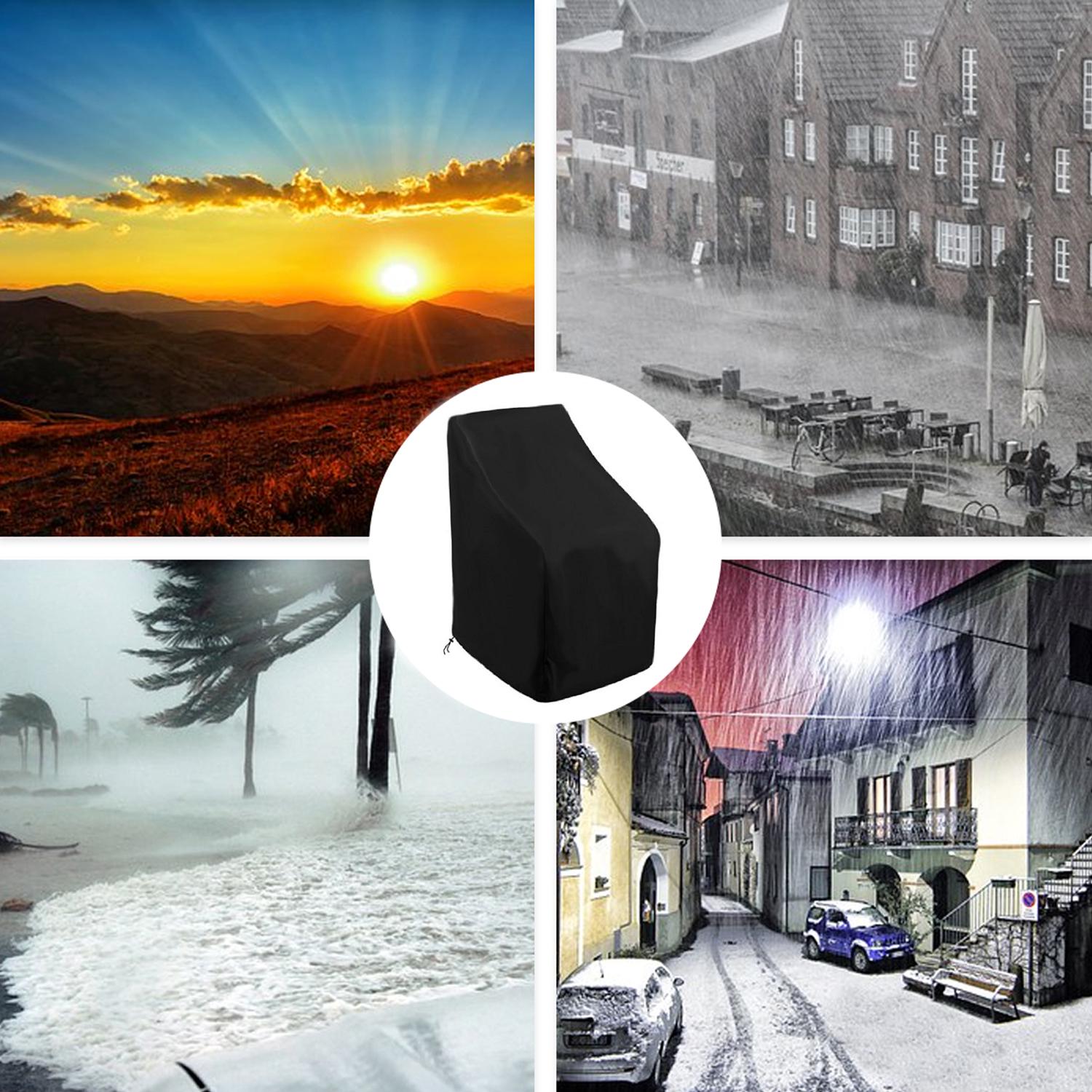 

Patio Chair Cover Garden Table Sofa Deep Seat Cover Waterproof Dust Proof UV Resistent Outdoor Furniture Oxford Cloth чёрный