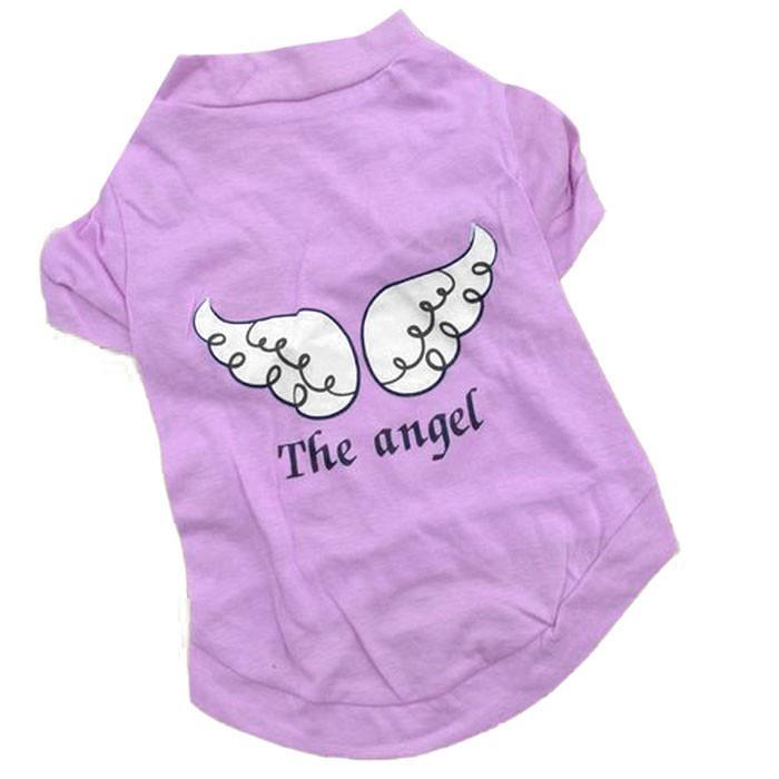 

Новая мода Собака Pet Весна Лето Ангел Жилет Футболки без рукавов Одежда S