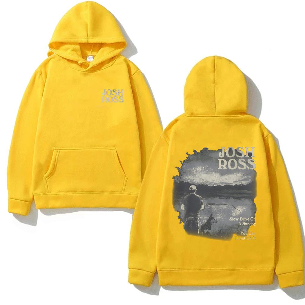 Josh Ross 2025 Tour Hoodie Same As High Quality with Pocket Sweatshirt Long-sleeved Simplicity Pullover
