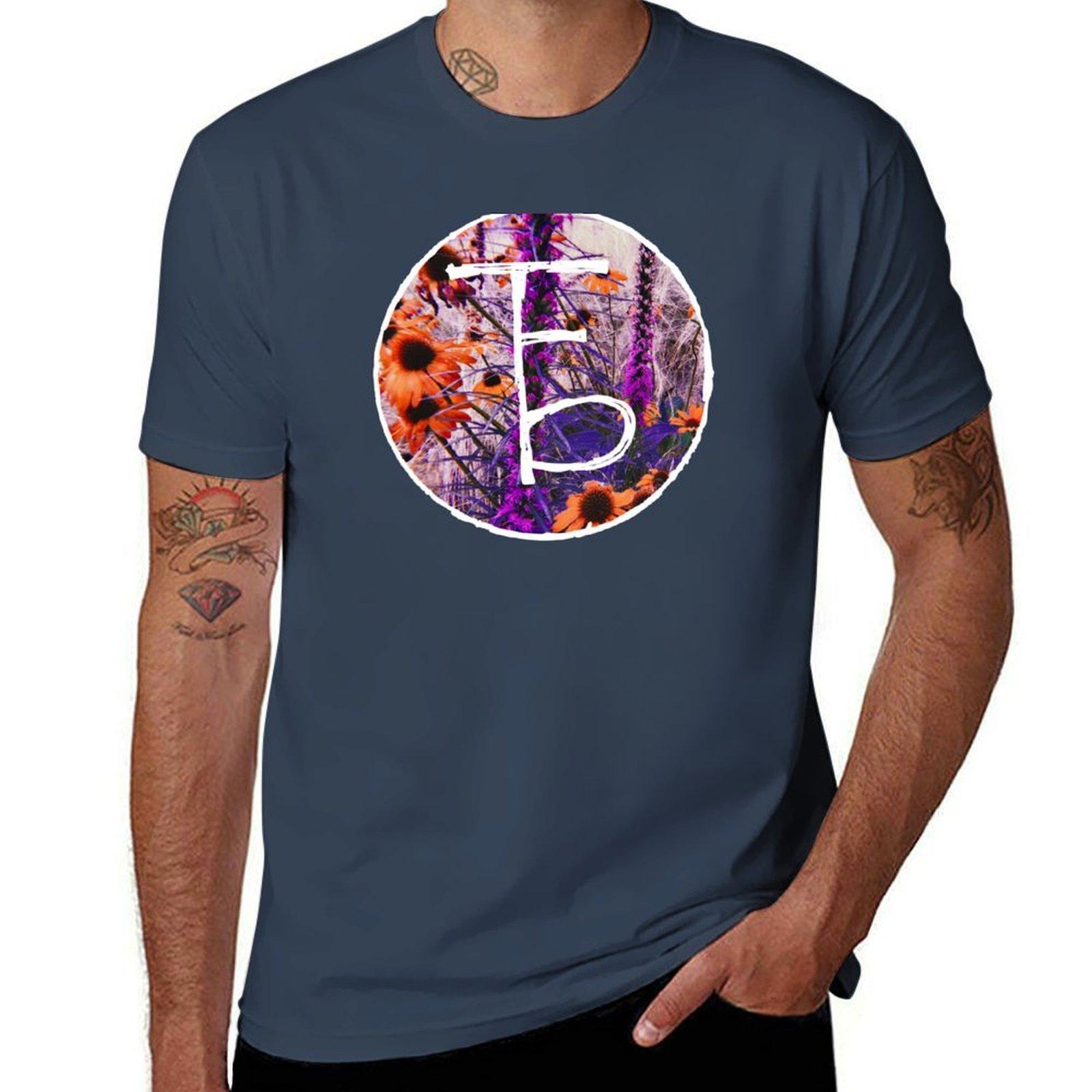 TFB Floral Logo TShirt Performance Workout Short Sleeve Tee S