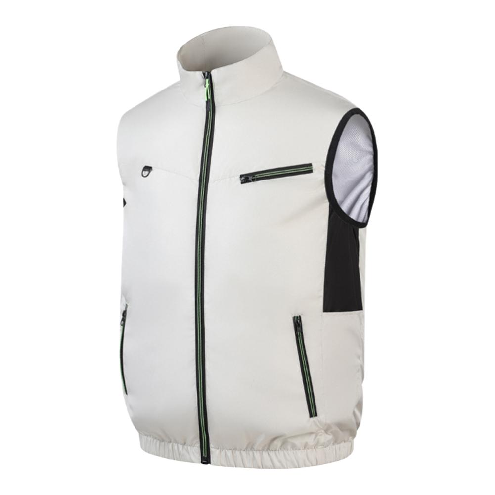 New Cooling Vest Air Conditioner Clothes Breathable Sleeveless Workwear 3 Gear Wearable Cooling Fan Vest for Hot Weather Work M