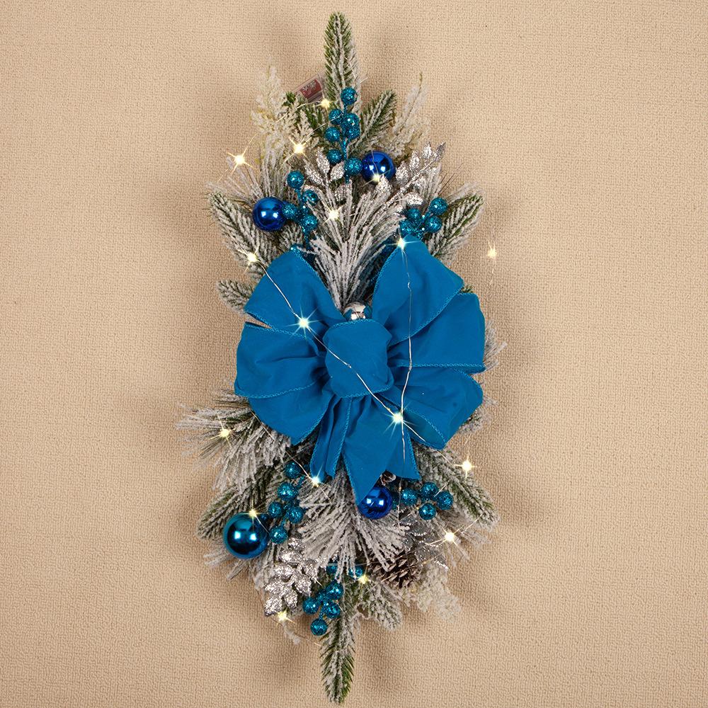 Christmas Stairs Decoration Stairs Wreath Pendant Christmas Nordic Home Scene Decoration Christmas