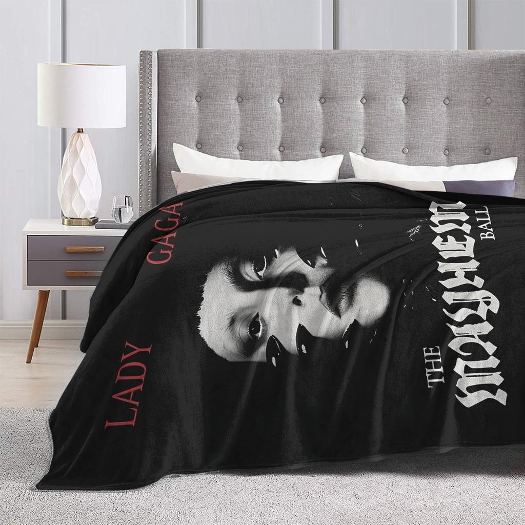 Lady Gaga The Mayhem Ball Tour 202 Blankets Quality Super Soft  Bedding Throws Autumn Decorative Home Decor Graphic Bedspread