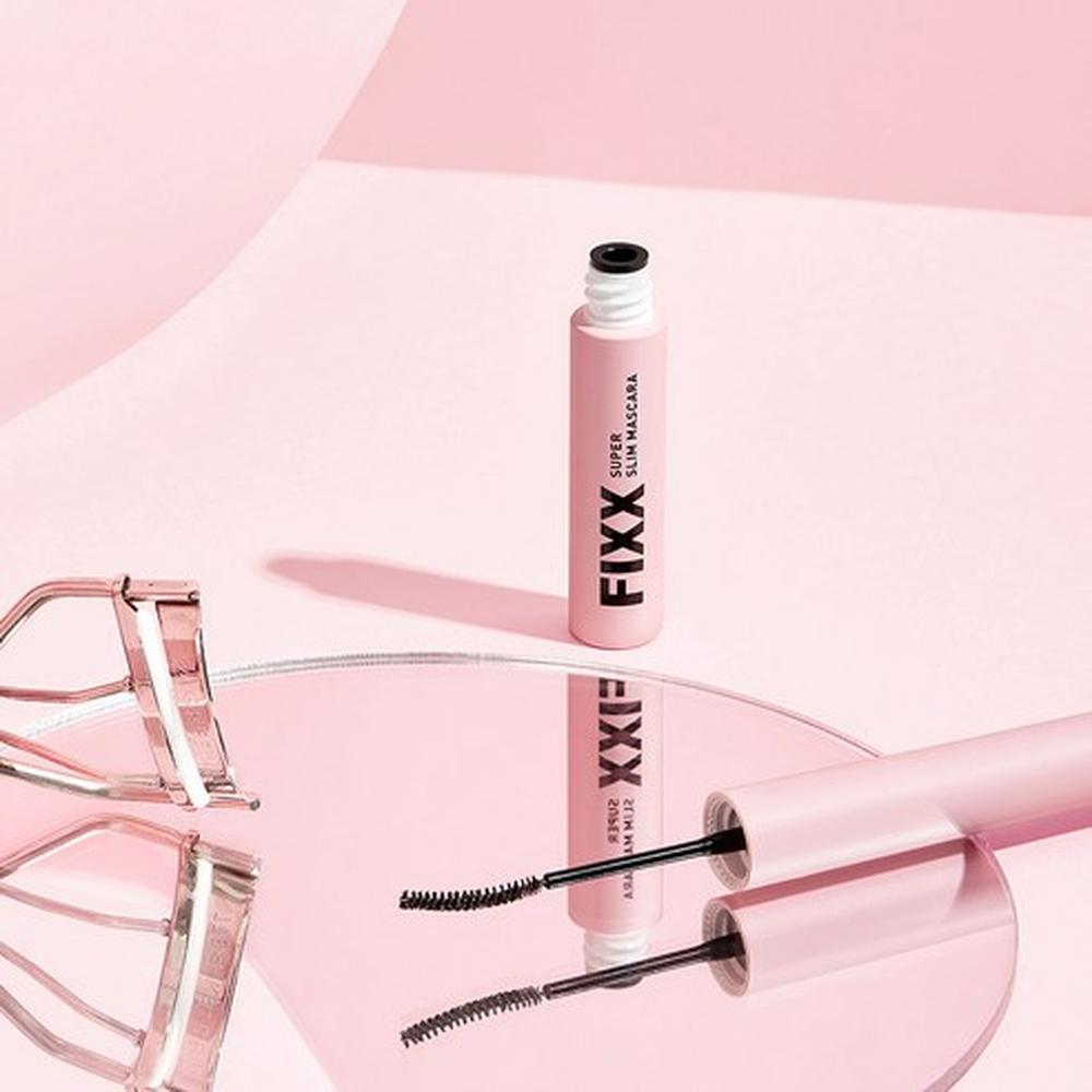 So Natural Super Fix Slim Mascara 2.8g Deep Ash Black, Korean