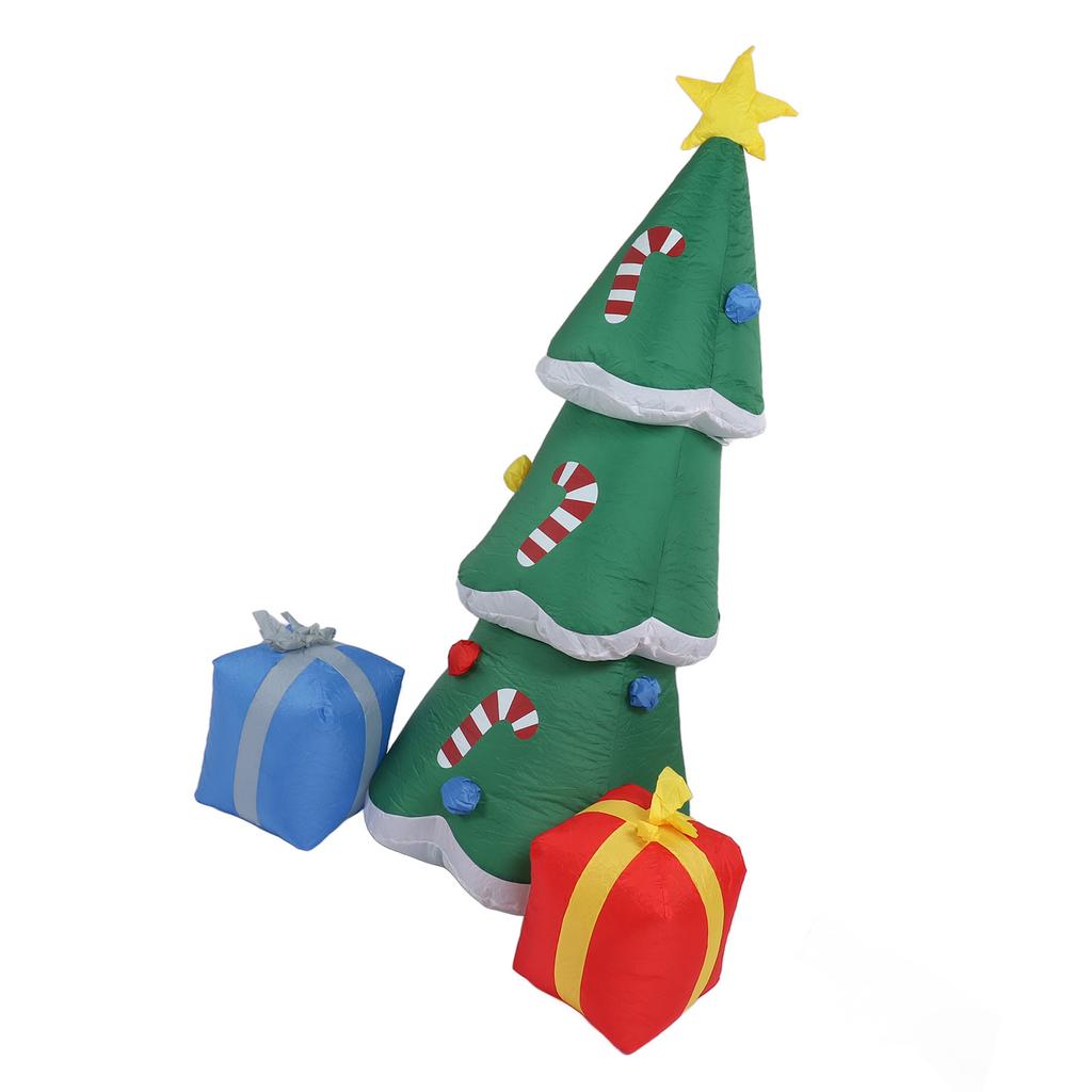 Christmas Tree Inflatables Outdoor Decoration with LED Lights Blow Up Yard Decorations Xmas Party