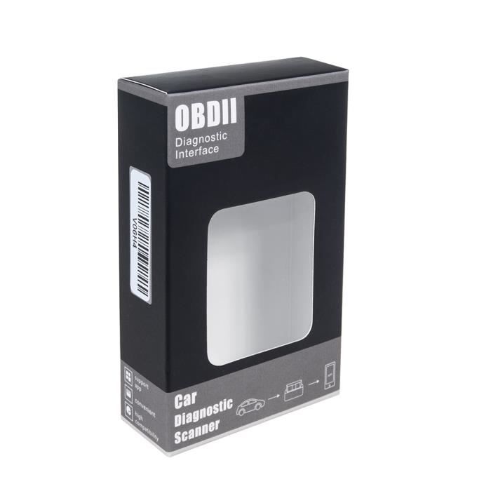 Interface connecteur cube - Maclean - MCE200 - OBD2 - Bluetooth 4.0 - Compatible iOS/Android/Windows