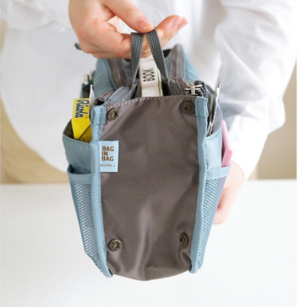 Purse Women's Bag Insert Liner Zip lock Bag Travel Cosmetic Handbag Storage Bag Makeup Pouch
