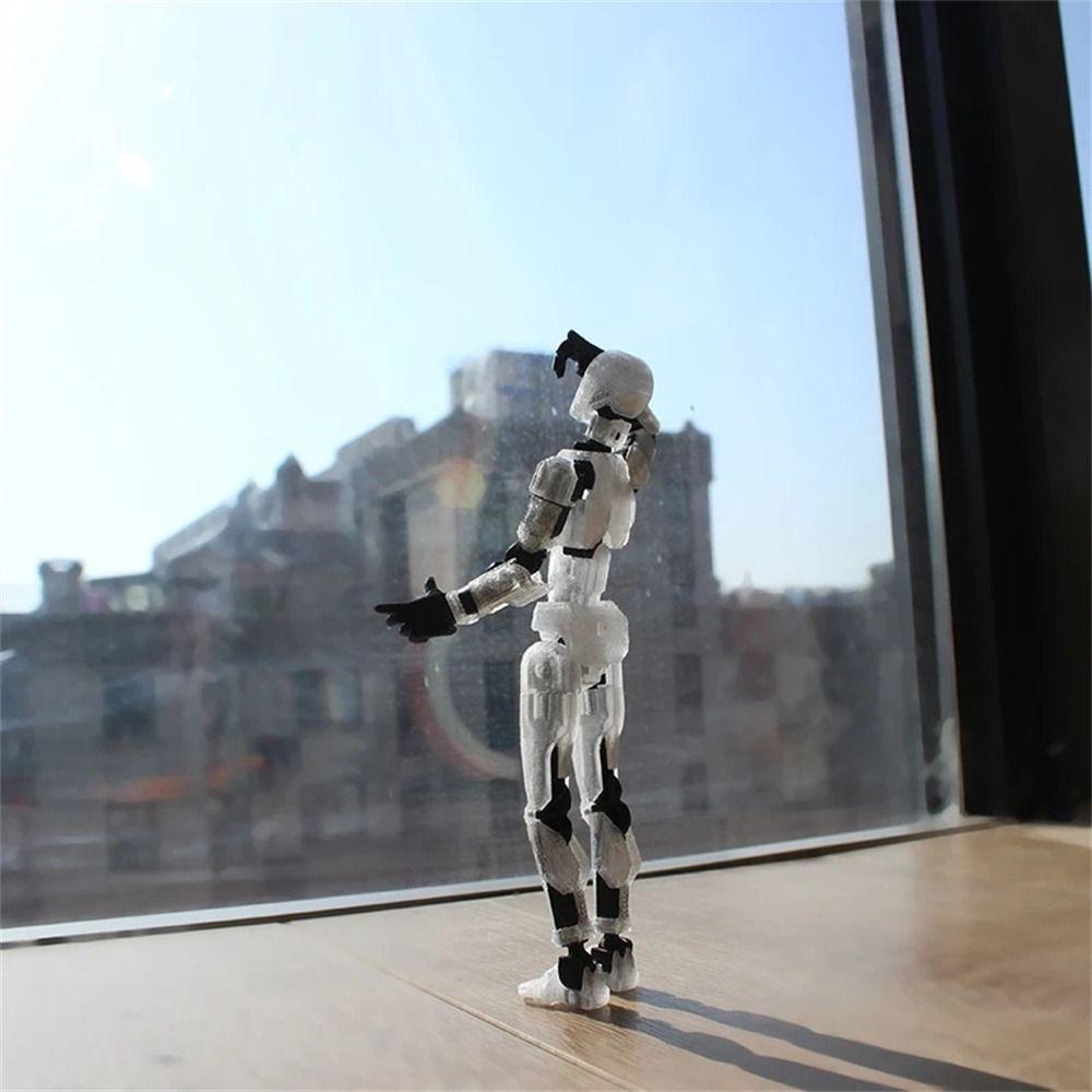 Figures Toys 3D Printed Mannequin Model Doll Shapeshift Robot Movable Robot  Parent-children