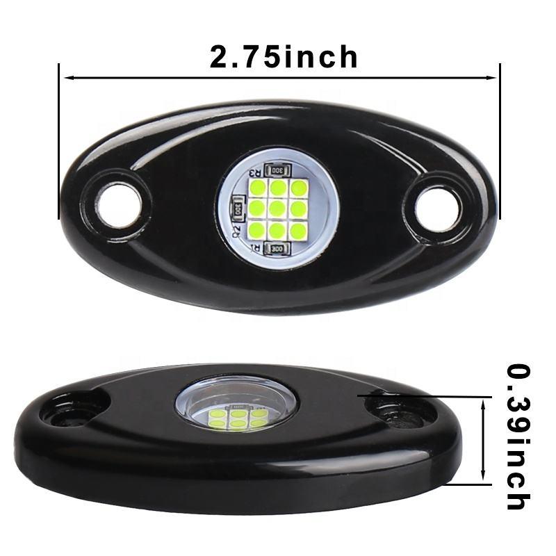 4/8Pods Universal 9LED Rock Light Flood Beam LED Light 4x4 For Jeep Wrangler Off-Road Under Wheel Light Led Neon Lights