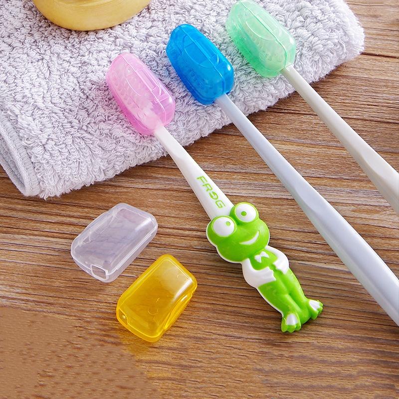 5/10pcs Household Toothbrush Storage Clip Portable Travel Toothbrush Dust Protective Cap Storage Box Toothbrush Head Case