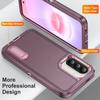 S26 Ultra Case Shockproof Bumper Hybrid 3in1 Candy Color Phone Stand Cover Samsung S25 Ultra S24 Plus S23 FE A15 A16 A36 A56 A17 A27 A37 A57 5G