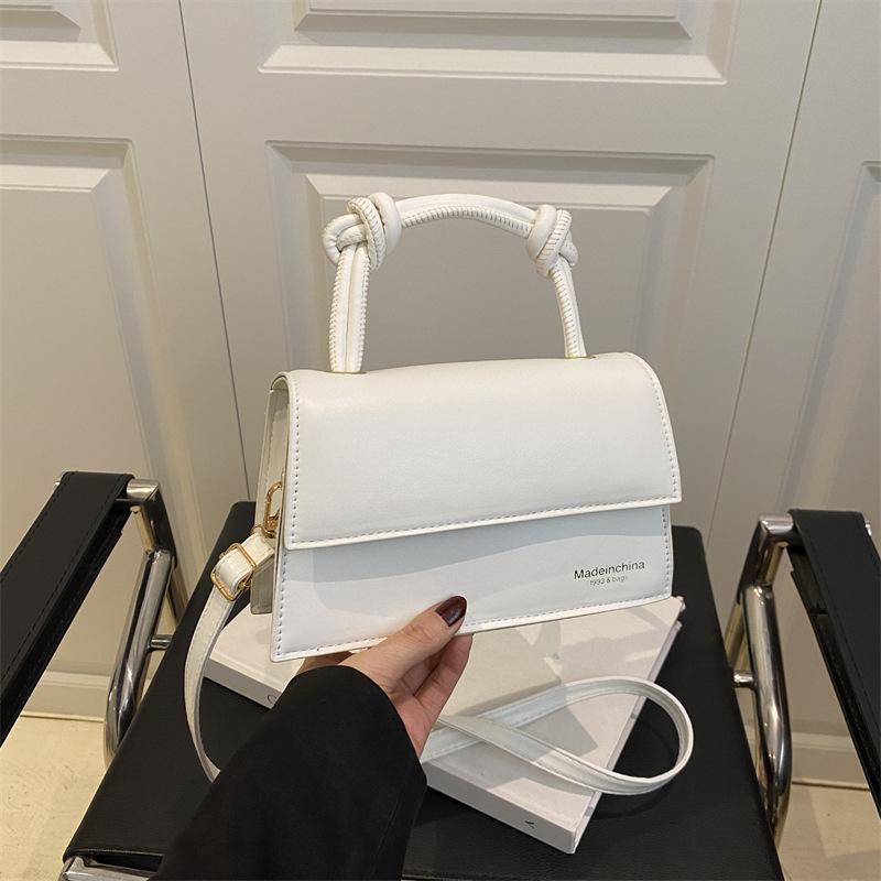 

Personalized handbag fashion trend simple shoulder bag women s small square bag beautiful casual messenger bag белый