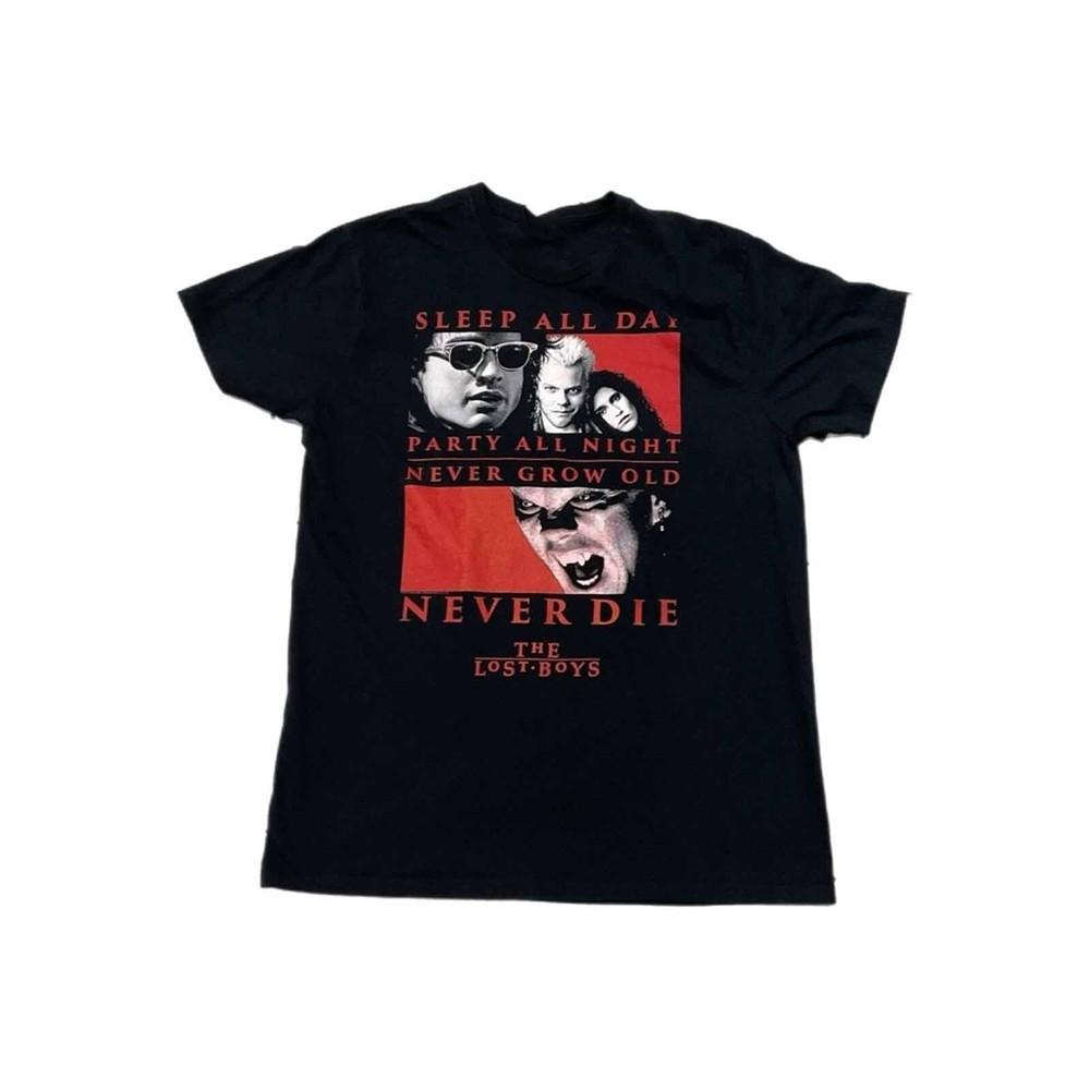 The Lost Boys Never Die Shirt Classic Black Unisex S-5XL 1H0120 Unisex T-Shirt XL