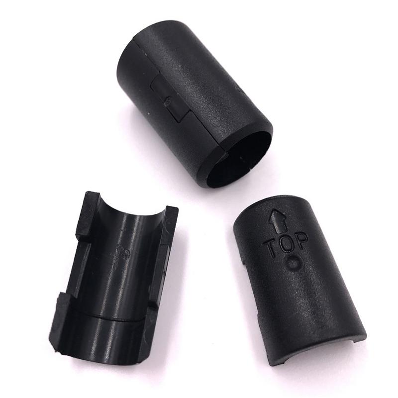 

50Pcs Shelving Sleeves Wire Shelving Shelf Lock Clips Bamboo Tube Fixed Plastic Clip Set Fasteners Shelving Clip United States