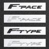 ABS Chrom F-TYPE F-PACE Auto Kofferraum Emblem Abzeichen 3D Logo Aufkleber Für EL XFL XJL XF XE Auto Karosserie Dekoration Auto Zubehör