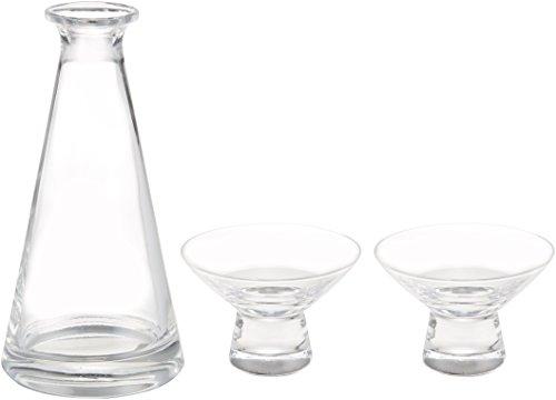 

Hirota Glass EDO-17 Tokuri + Cup Set, Edo Glass