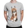 Maine Coon Orange Novelty 100 Cotton TShirt Maine Coon Tops Tees For Unisex