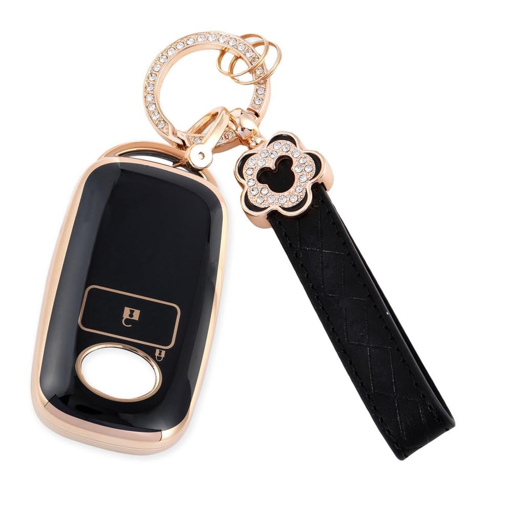 

Nacalikeey Милый чехол для смарт-ключа для девочки, Цветок сливы, Чехол для ключа, Брелок для ключей, Пылезащитный, Модный чехол для ключа, Сакура Каваи (черный), черный чёрный