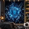 Gobelin wiszący na ścianę z nadrukiem Chelsea FC Tkanina do salonu sypialni wystroju domu